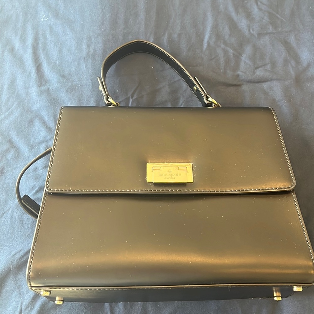 Kate Spade Black Leather Satchel